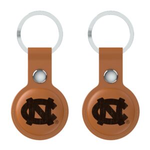 Keyscaper Brown North Carolina Tar Heels Two-Pack AirTag Holders