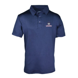Youth Garb Navy UConn Huskies Blake Youth Polo