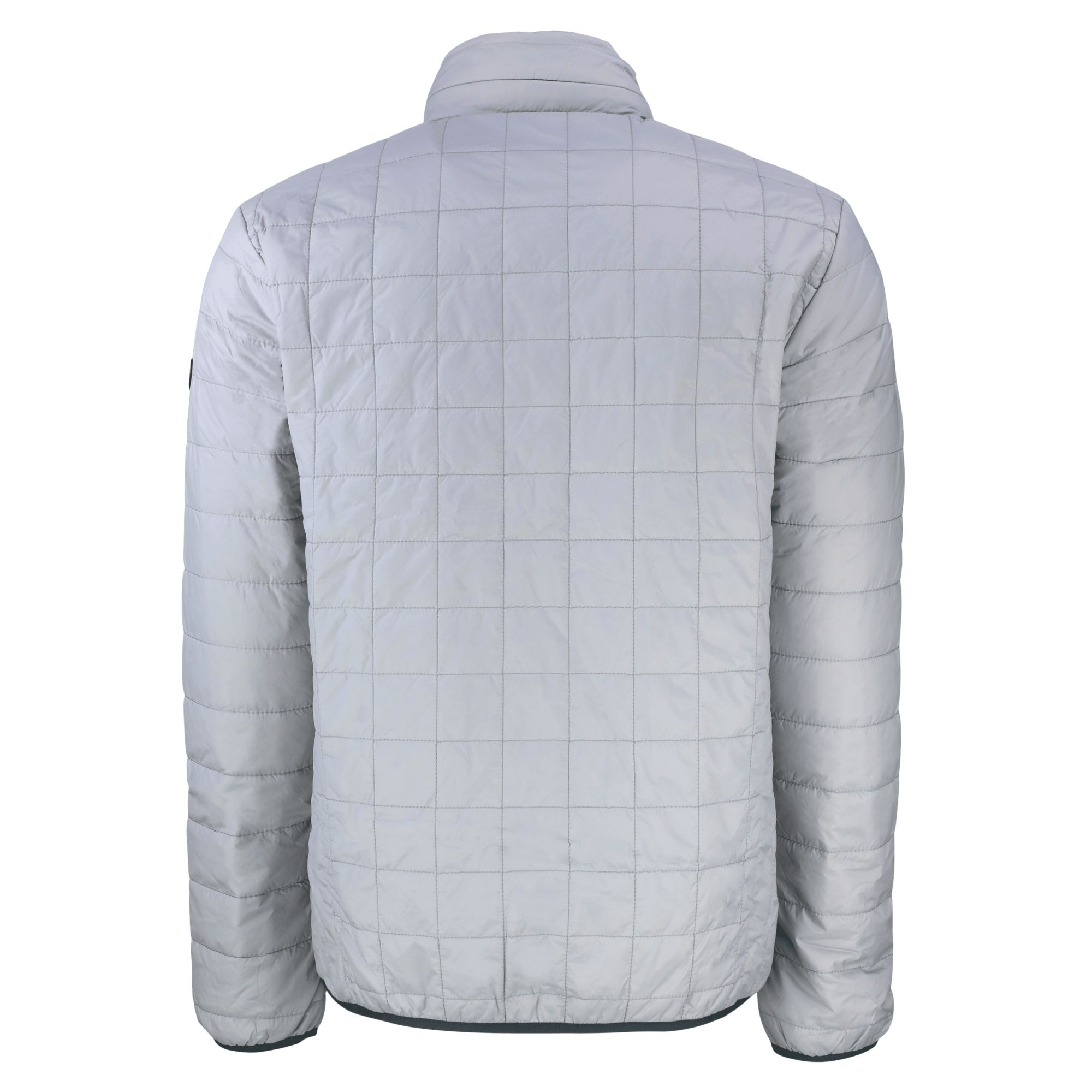 Men's Cutter & Buck Gray Chicago White Sox Rainier PrimaLoft® Eco Insulated Full-Zip Hoodie Puffer Jacket - Image 4