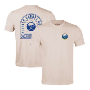 Men's Levelwear Khaki Buffalo Sabres Richmond Stained Glass T-Shirt