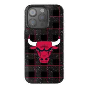 Keyscaper Chicago Bulls Plaid Bling iPhone Case