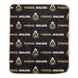 Pegasus Purdue Boilermakers 60" x 72" Repeat Logo Wordmark Ultra Soft Blanket