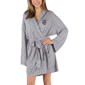 Women's Concepts Sport  Gray South Carolina Gamecocks Frill Hacci Knit Robe