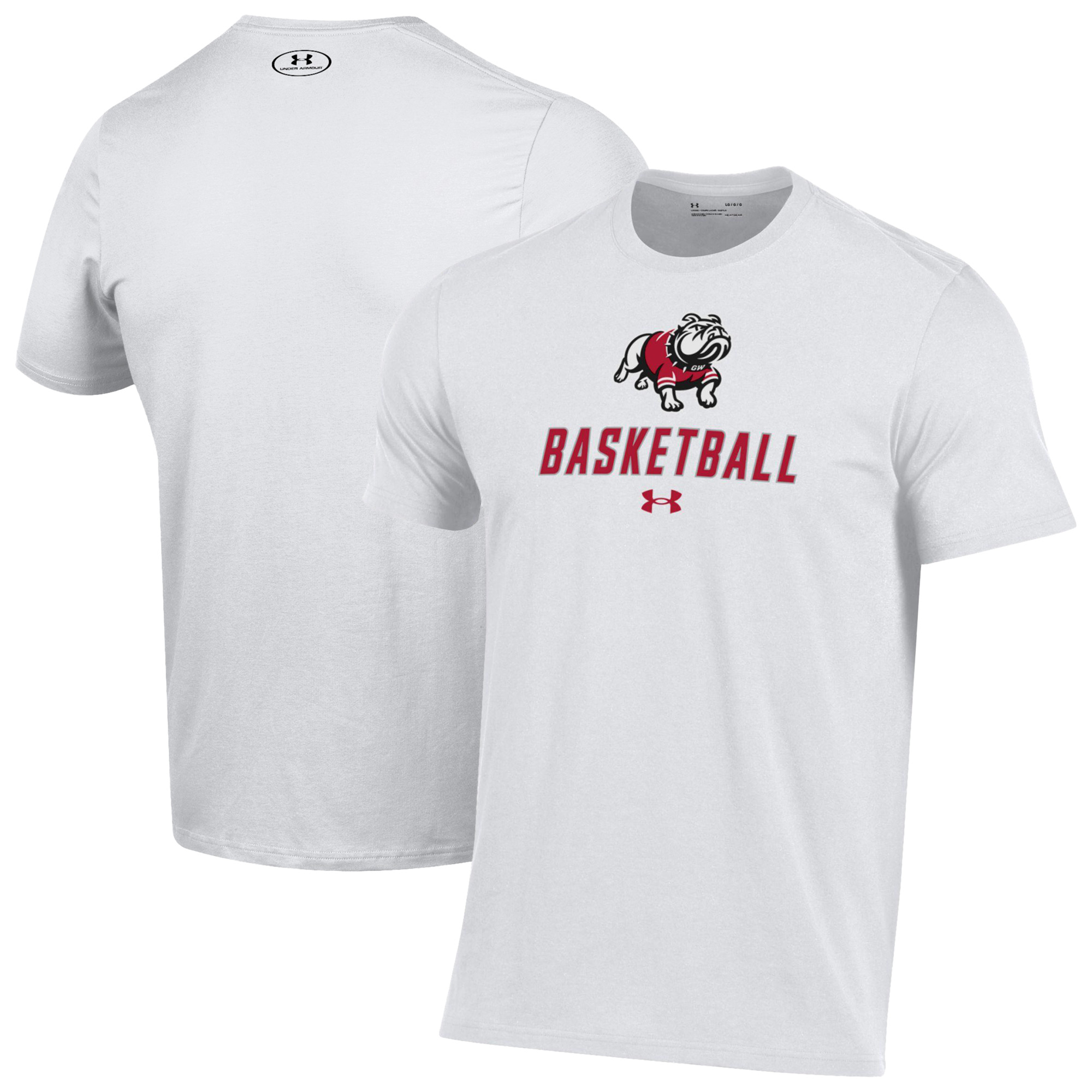 Men's Under Armour White Gardner-Webb Bulldogs Basketball Performance T-Shirt