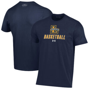 Men's Under Armour  Navy La Salle Explorers Basketball Performance T-Shirt