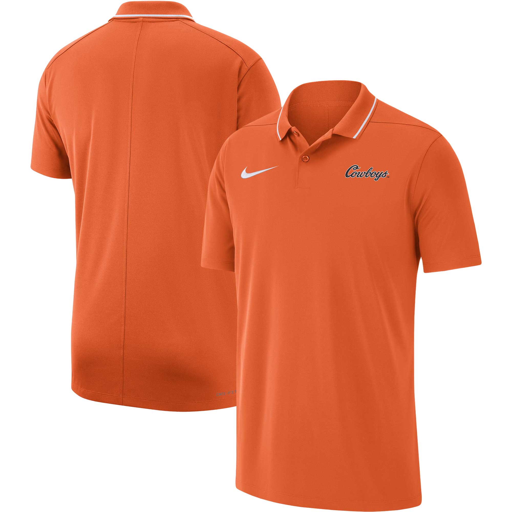 Men's Nike Orange Oklahoma State Cowboys 2023 Coaches Performance Polo - Image 2