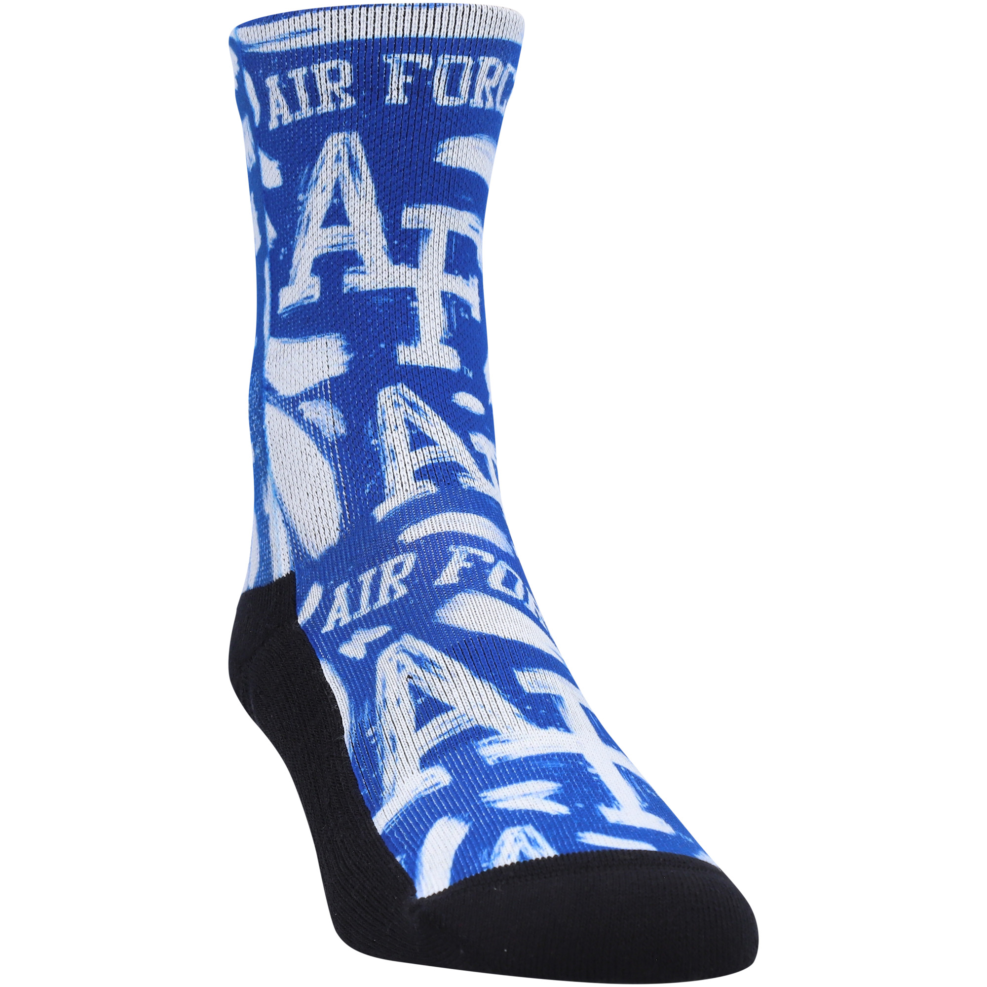 Youth Rock Em Socks Air Force Falcons Allover Logo & Paint Crew Socks - Image 7