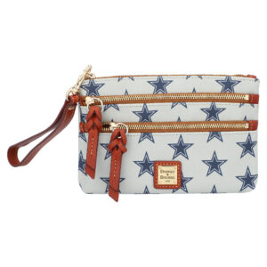 Dooney & Bourke Dallas Cowboys Signature Triple-Zip Wristlet