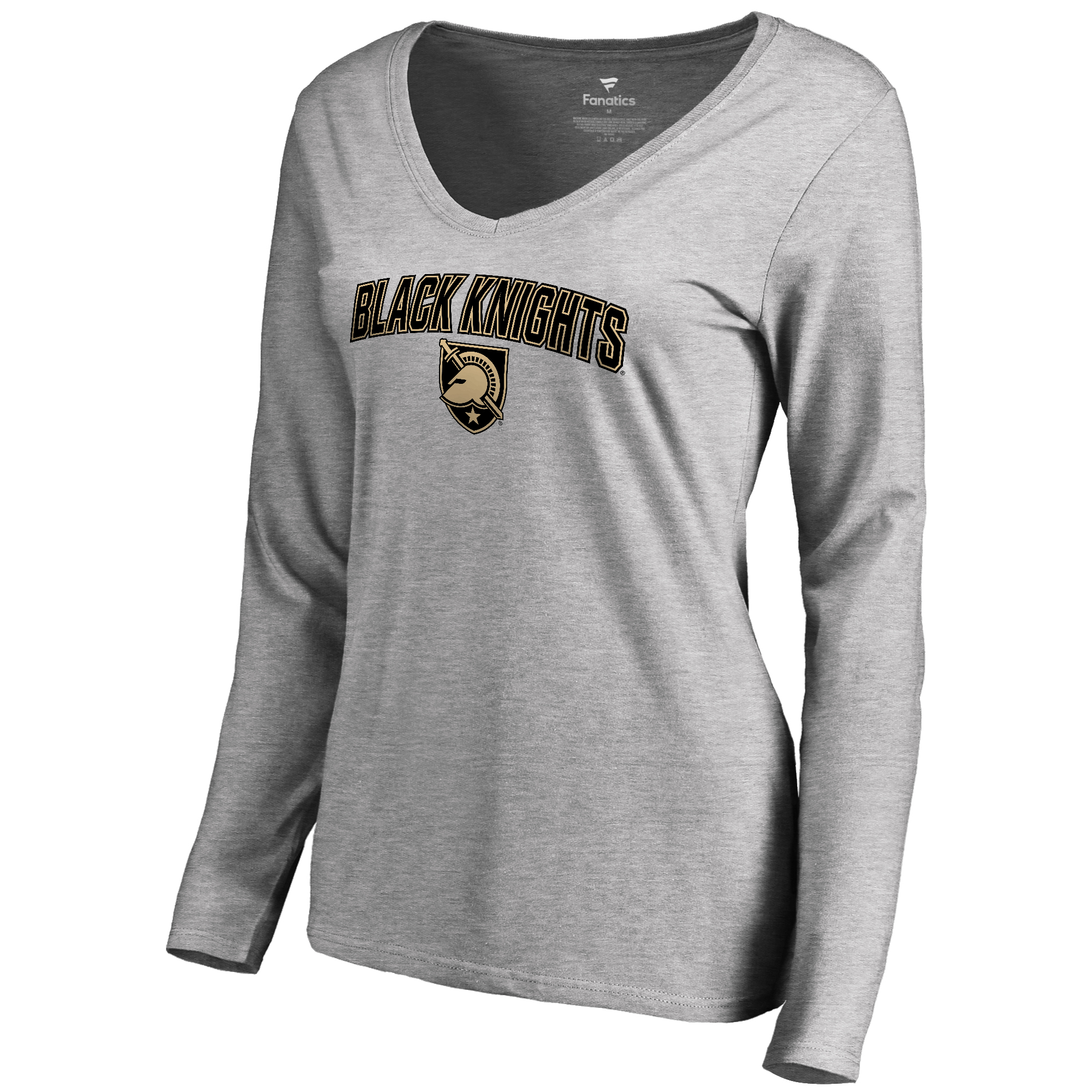 Women's Ash Army Black Knights Proud Mascot Long Sleeve T-Shirt - Image 6