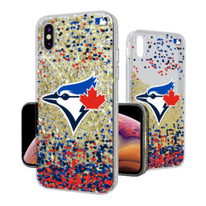 Toronto Blue Jays Glitter Confetti iPhone Case