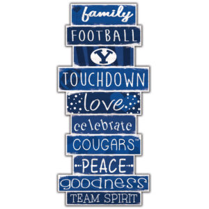 BYU Cougars 5'' x 24'' Celebrations Stack Sign