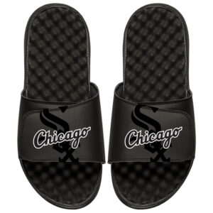 Chicago White Sox ISlide Youth MLB Tonal Pop Slide Sandals - Black