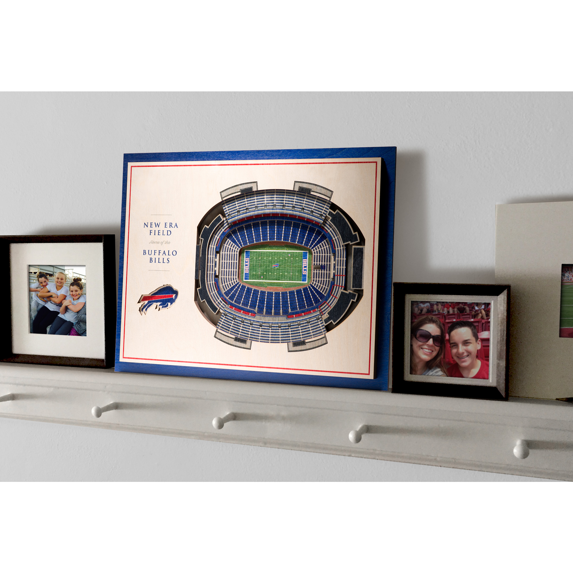 Buffalo Bills 17'' x 13'' 5-Layer StadiumViews 3D Wall Art - Image 8