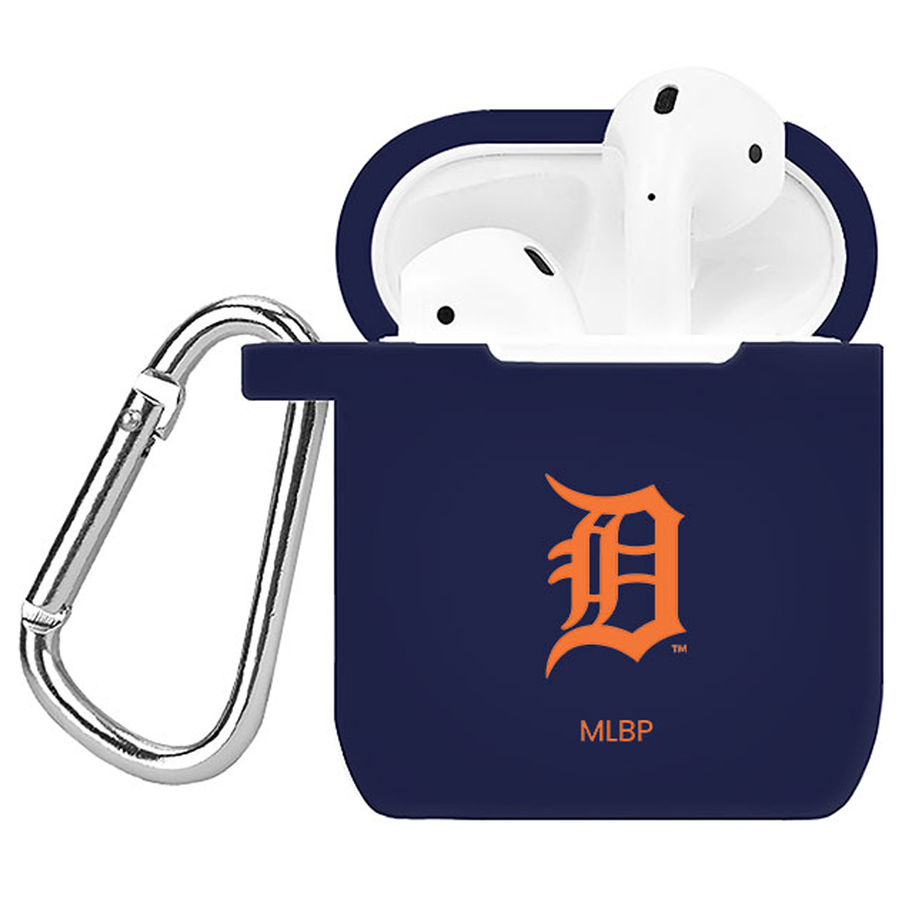 Navy Detroit Tigers AirPods Case Cover - Image 5