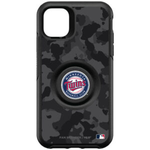 OtterBox Black Minnesota Twins Otter + Pop Urban Camo Design Symmetry iPhone Case