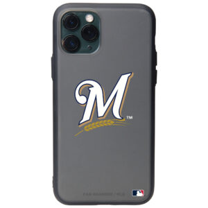 Milwaukee Brewers Black Slate Primary Mark iPhone Case