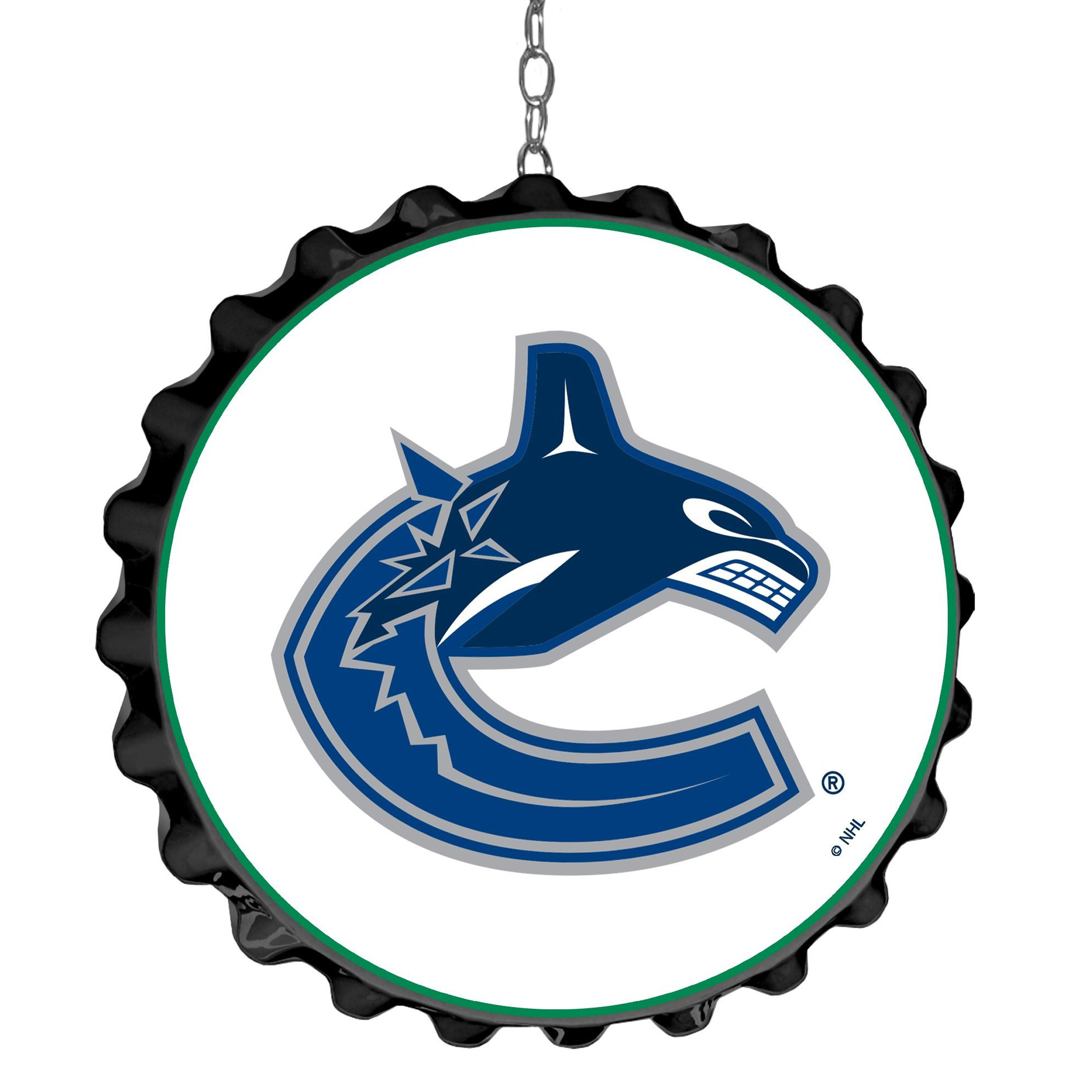 Vancouver Canucks 19" Bottle Cap Wall Art Dangler - Image 2