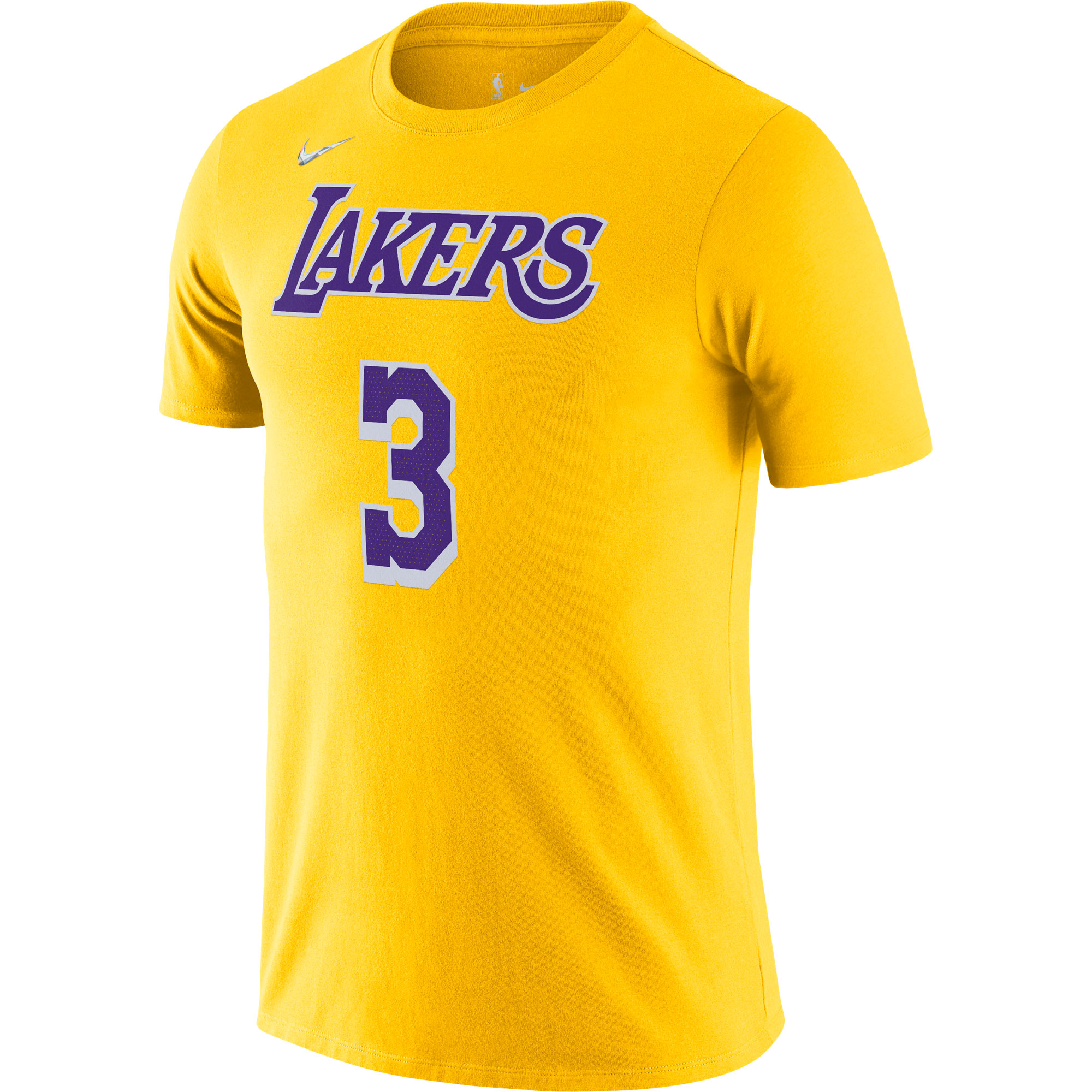 Men's Nike Anthony Davis Gold Los Angeles Lakers Diamond Icon Name & Number T-Shirt - Image 6