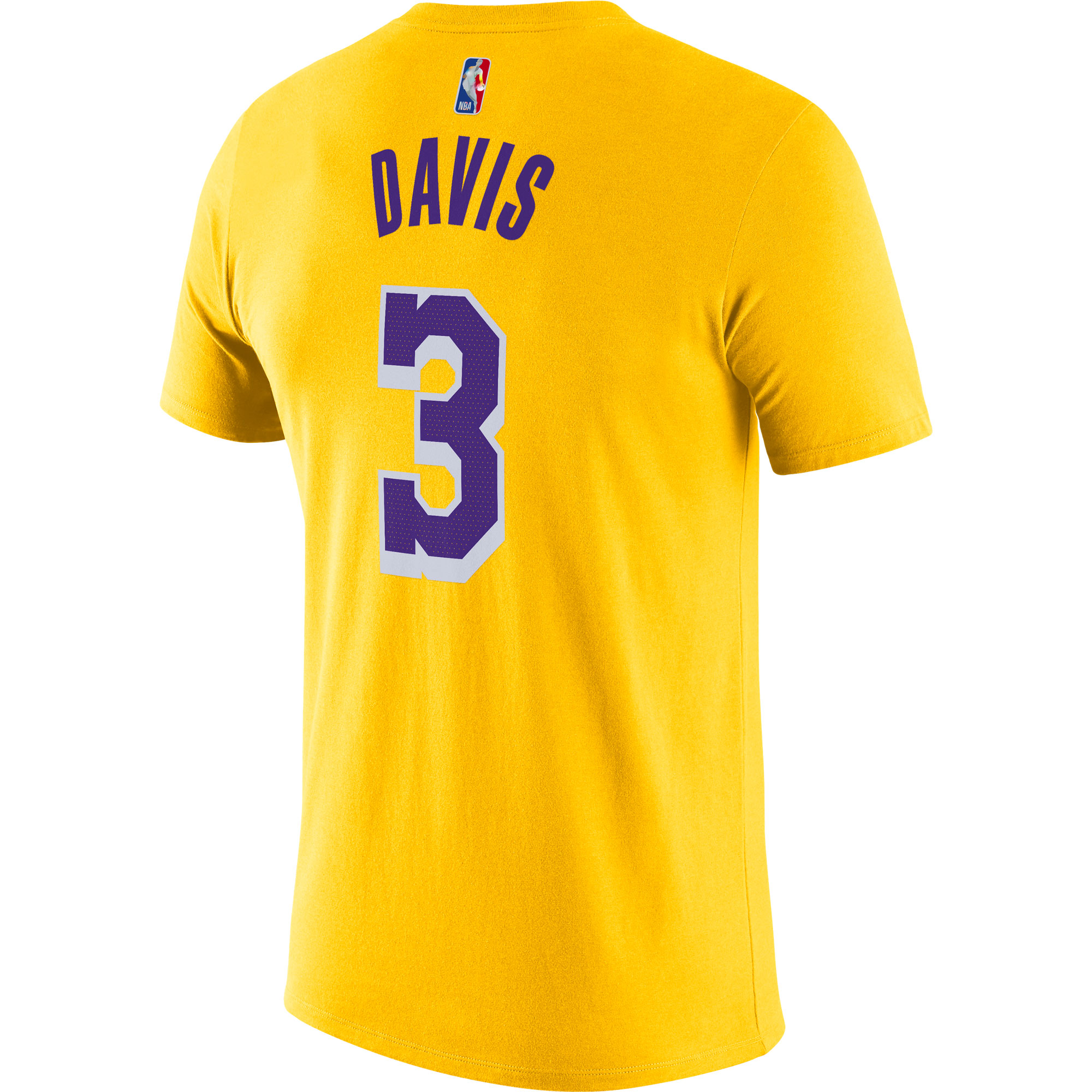 Men's Nike Anthony Davis Gold Los Angeles Lakers Diamond Icon Name & Number T-Shirt - Image 7