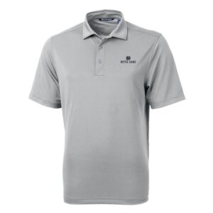 Men's Cutter & Buck Gray Notre Dame Fighting Irish Big & Tall Virtue Eco Pique Recycled Polo