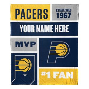 The Northwest Group Indiana Pacers 50'' x 60'' Colorblock Personalized Silk Touch Throw