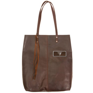 Brown Maine Black Bears Plate Logo Mee Canyon Tote
