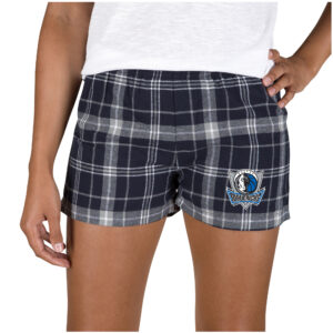Women's Concepts Sport Navy Dallas Mavericks Ultimate Flannel Shorts