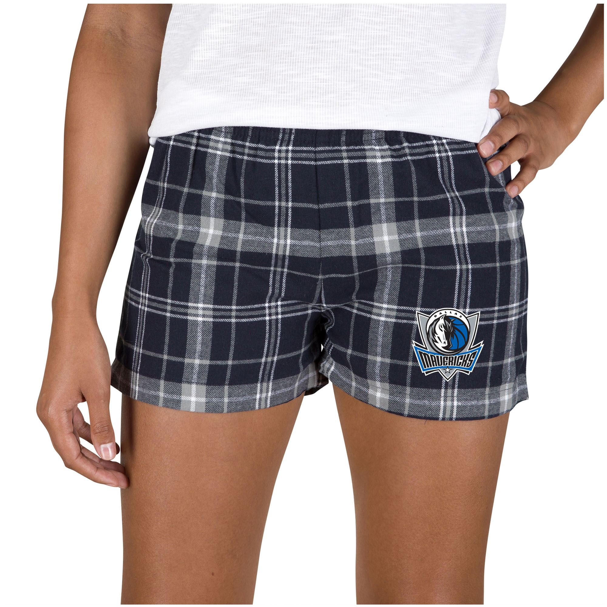 Women's Concepts Sport Navy Dallas Mavericks Ultimate Flannel Shorts