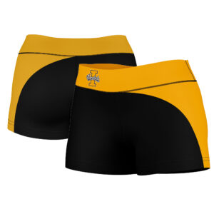 Women's Black/Gold Idaho Vandals Curve Side Shorties