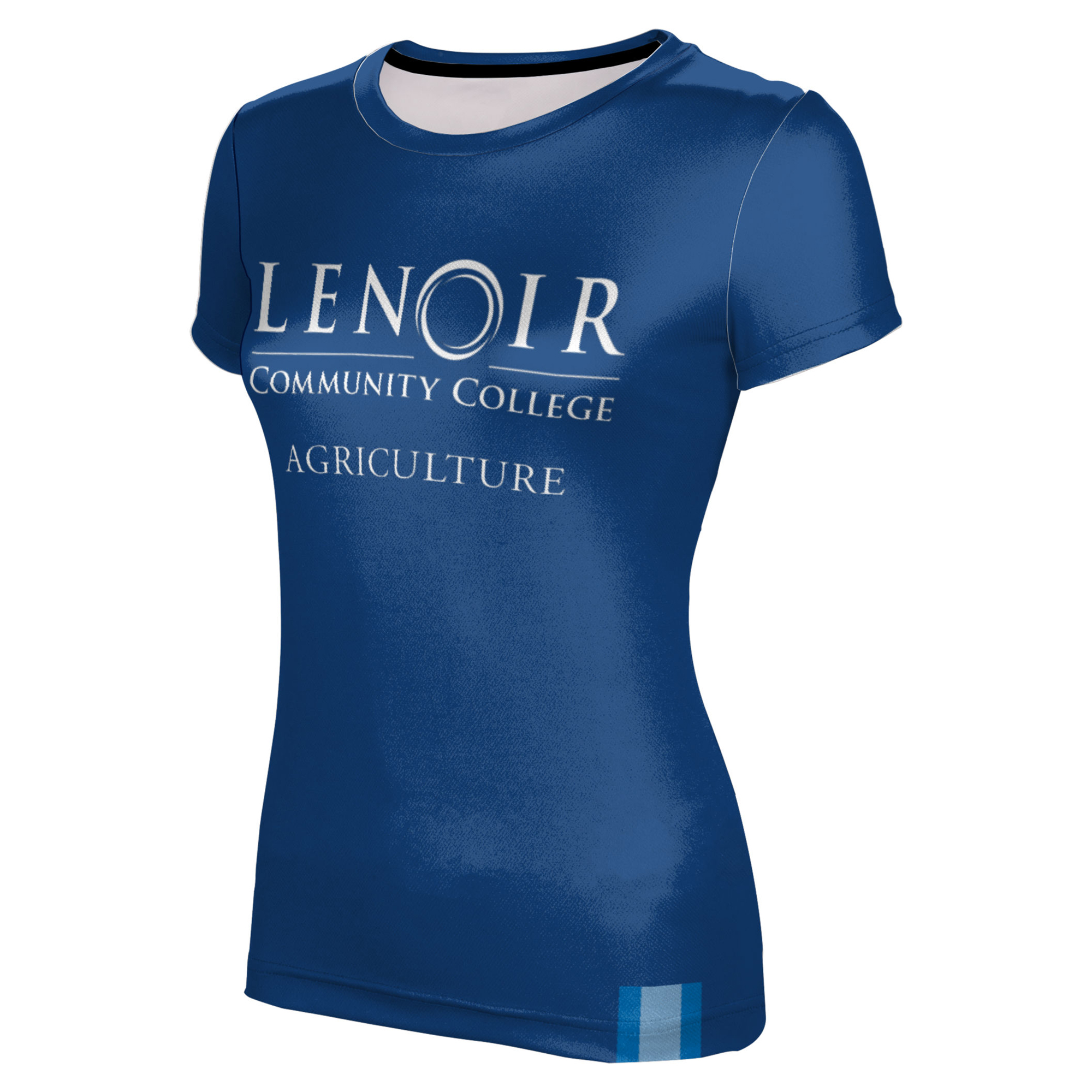 Women's Navy Lenoir Community College Agriculture T-Shirt - Image 3