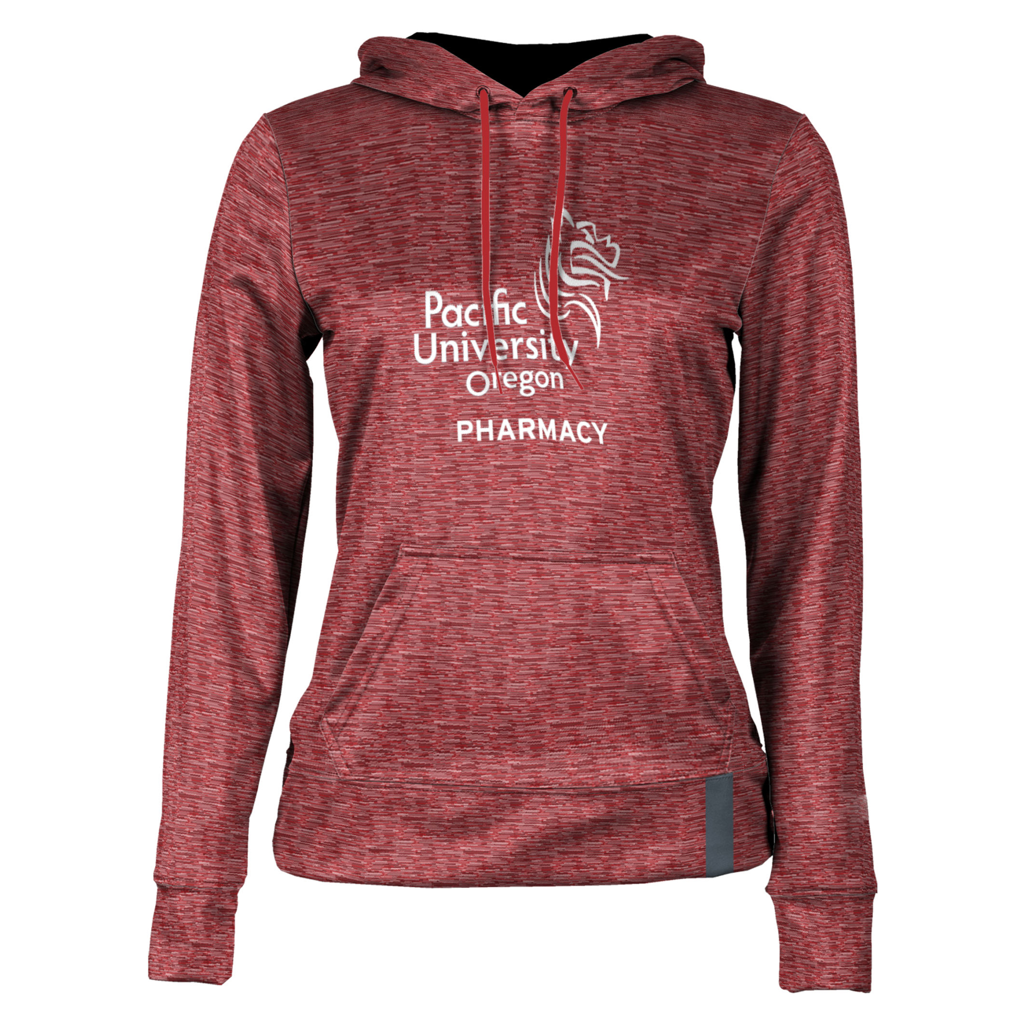 Women's Red Pacific Boxers Pharmacy Pullover Hoodie - Image 3