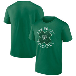 Men's Kelly Green Las Vegas Raiders St. Patrick's Day Celtic T-Shirt