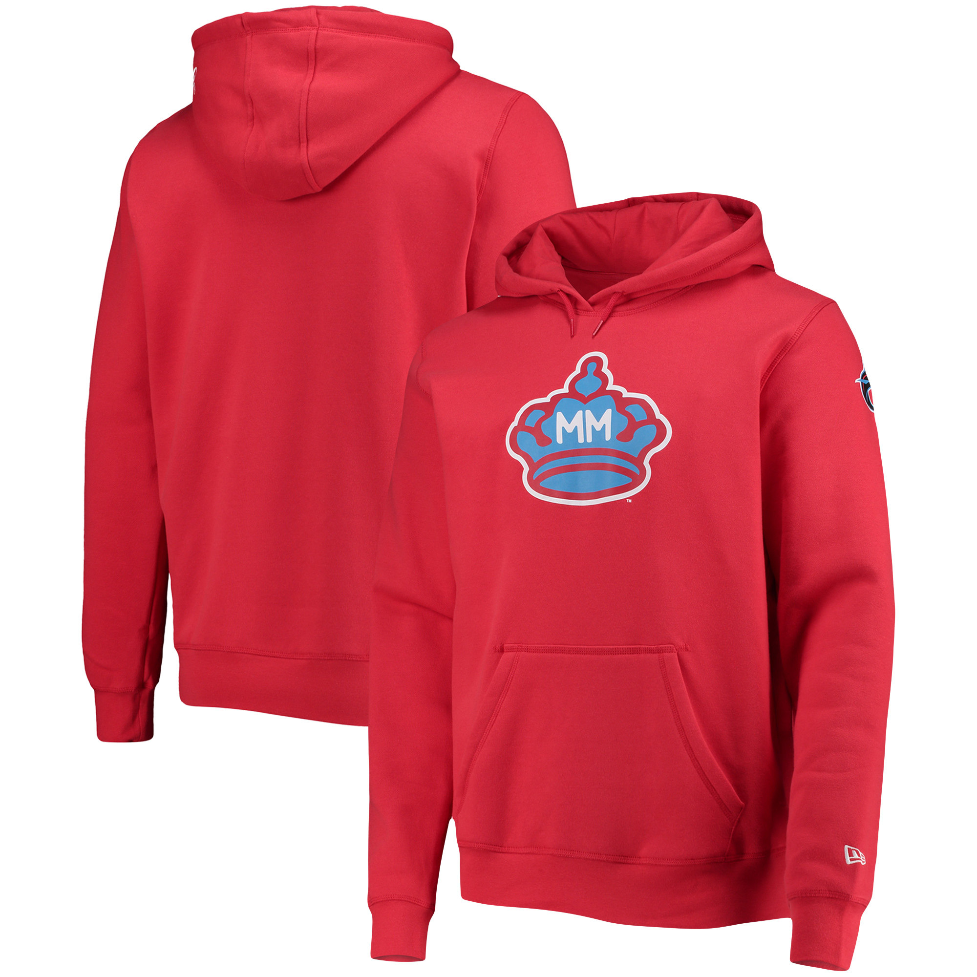 Men's New Era Red Miami Marlins City Connect Pullover Hoodie - Image 5