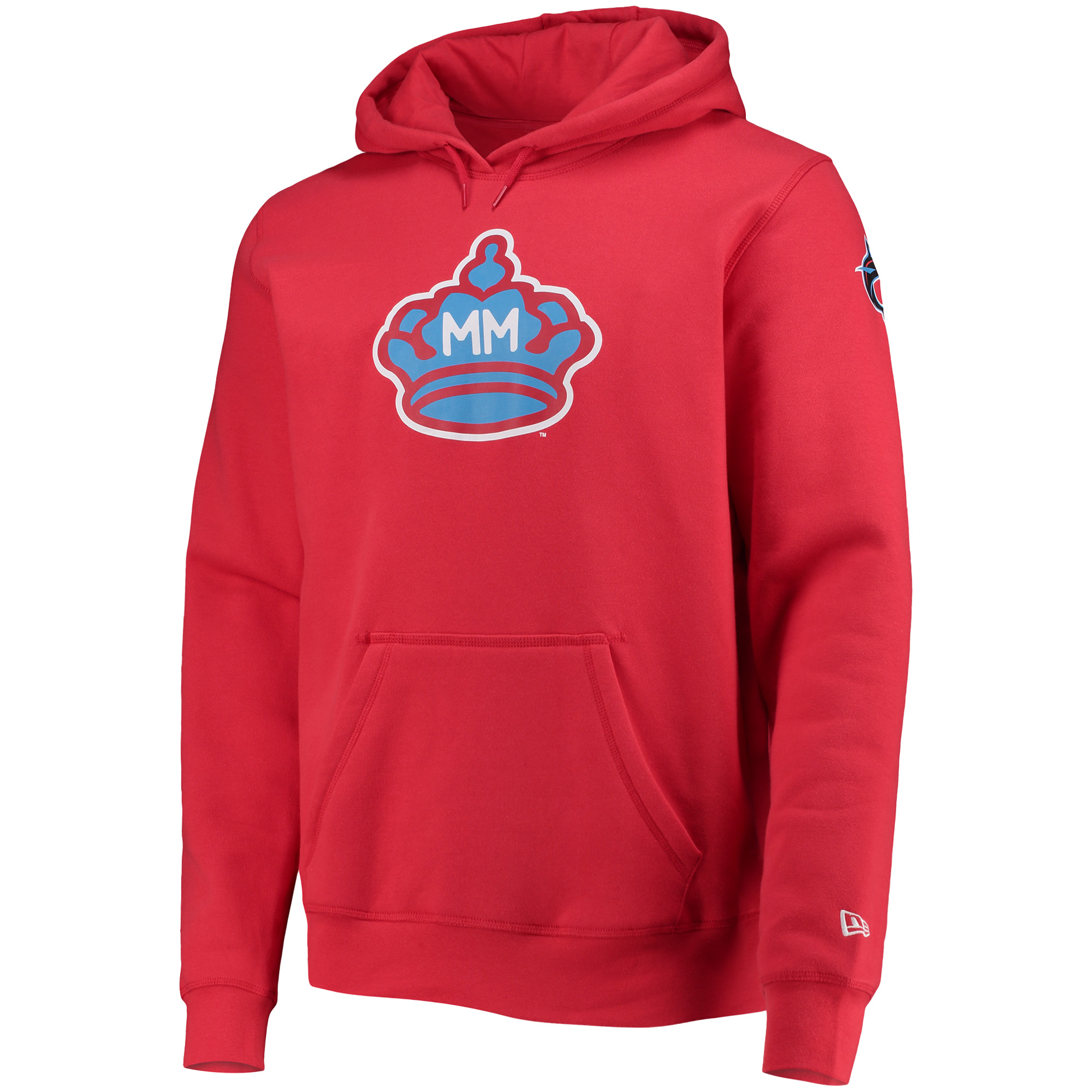Men's New Era Red Miami Marlins City Connect Pullover Hoodie - Image 3