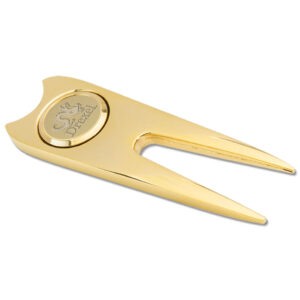 Gold Drexel Dragons Golf Divot Repair Tool