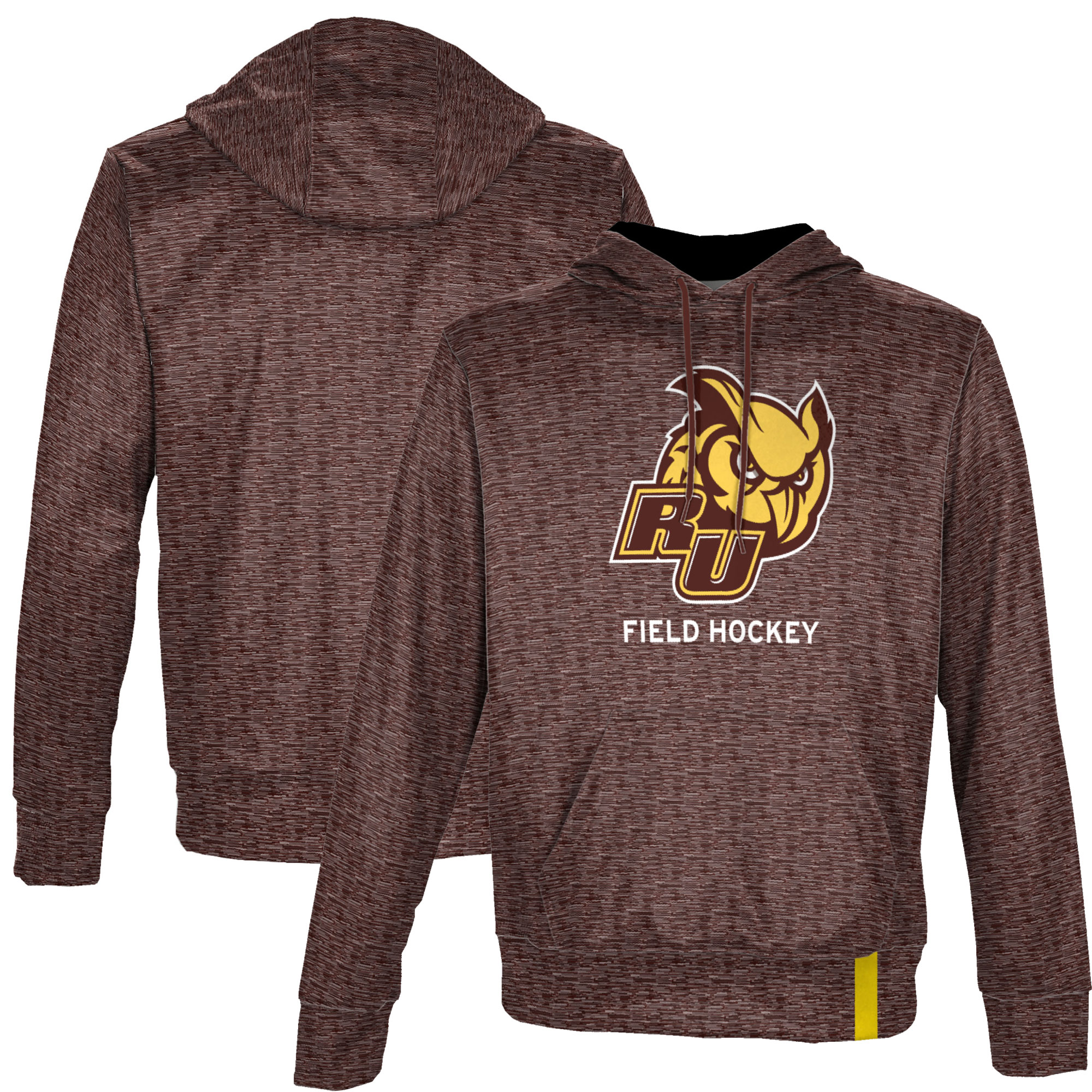 Men's ProSphere Brown Rowan Profs Field Hockey Name Drop Pullover Hoodie - Image 5