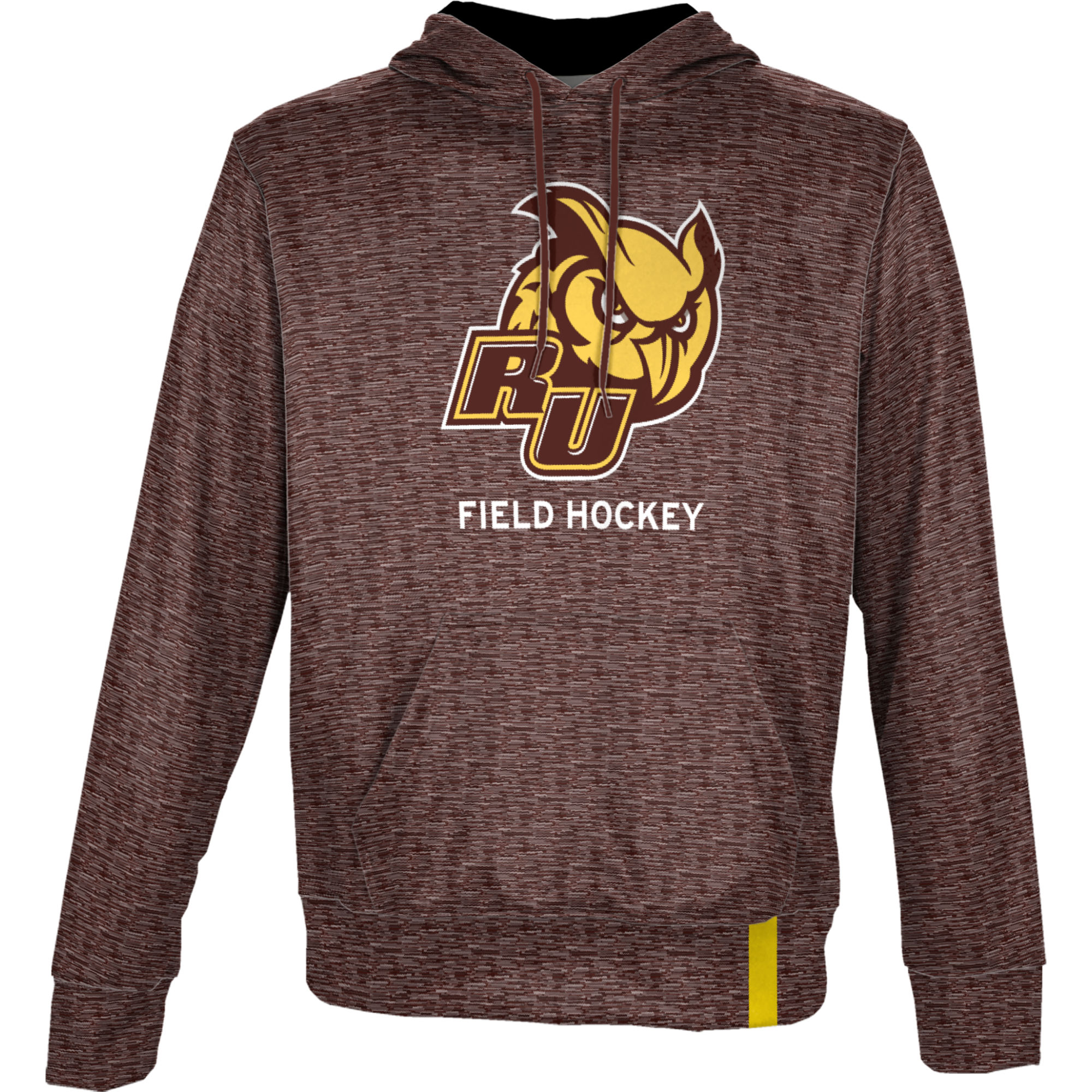 Men's ProSphere Brown Rowan Profs Field Hockey Name Drop Pullover Hoodie - Image 7