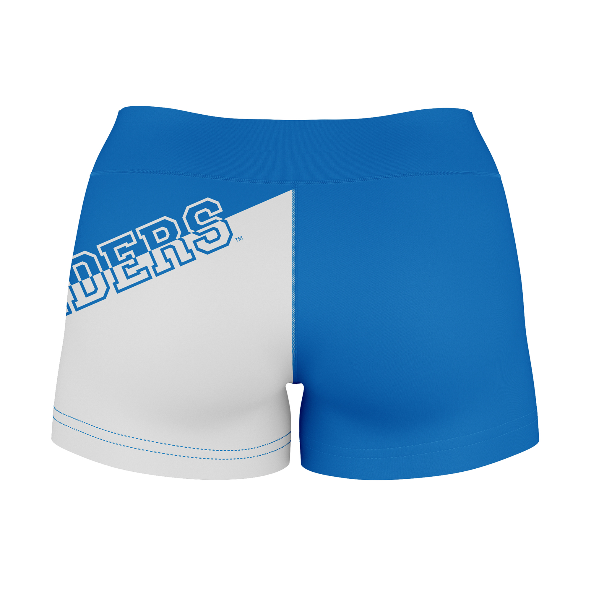 Women's Royal Texas A&M Corpus Christi Islanders Color Block Shorts - Image 4