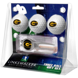 Grambling Tigers 3-Ball Golf Ball Gift Set with Kool Divot Tool