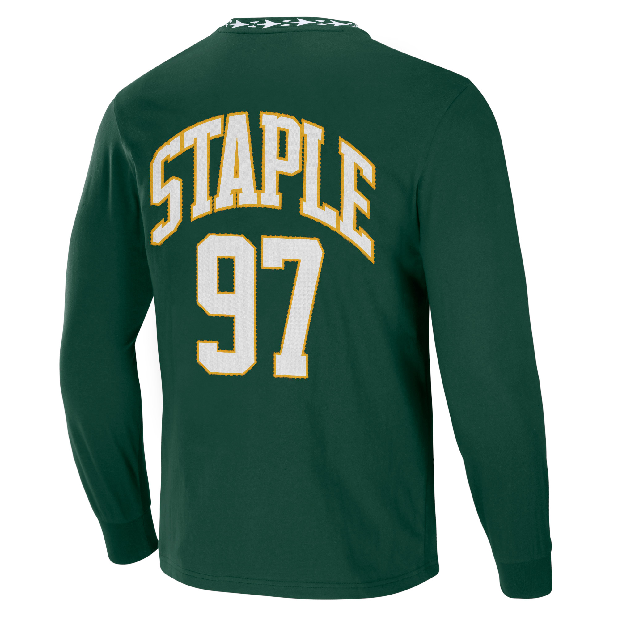 Men's NFL x Staple Hunter Green Green Bay Packers Core Team Long Sleeve T-Shirt - Image 7