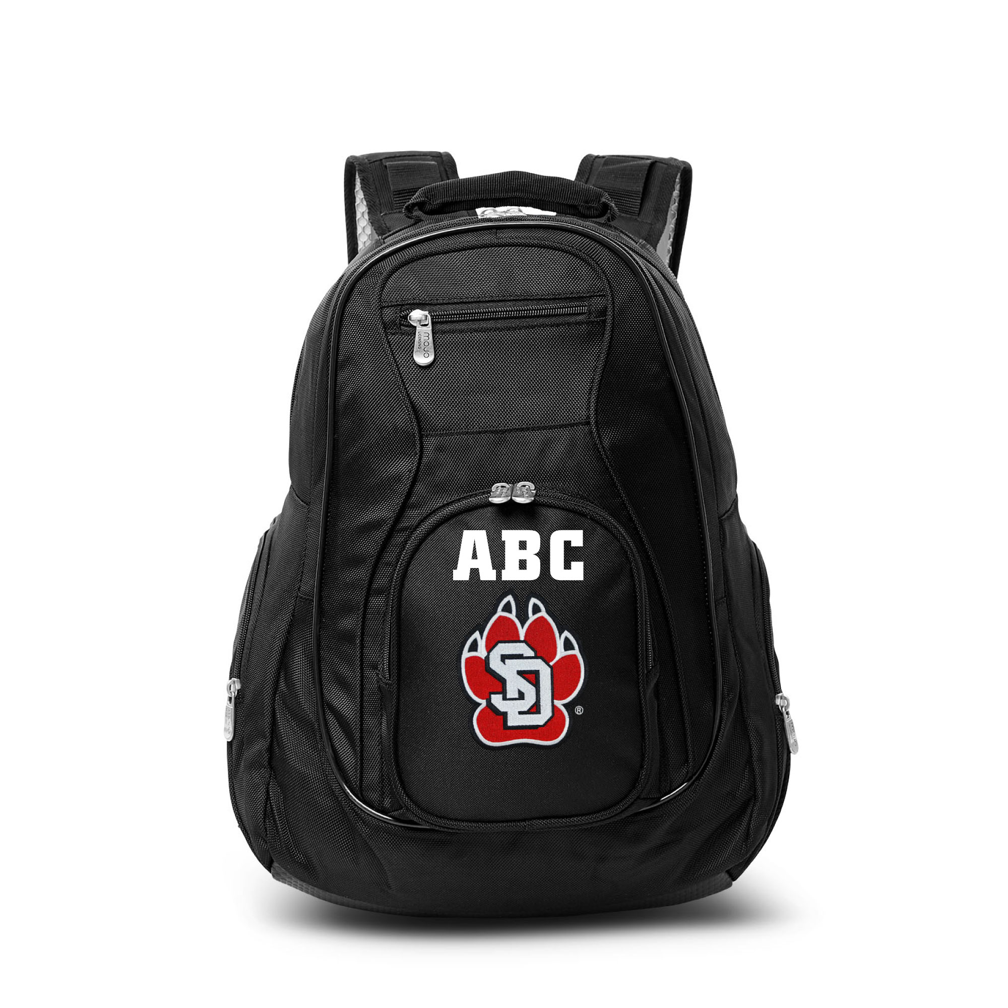 MOJO Black South Dakota Coyotes Personalized Premium Laptop Backpack