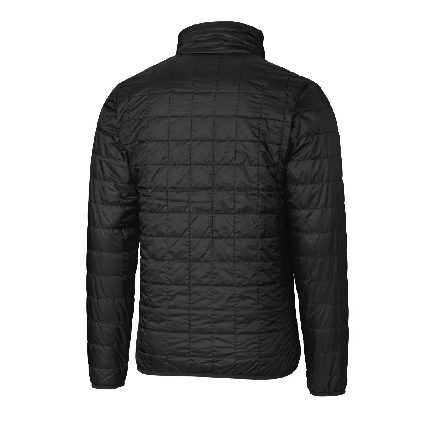 Men's Cutter & Buck Black Los Angeles Dodgers Big & Tall Rainier Full-Zip Puffer Jacket - Image 7