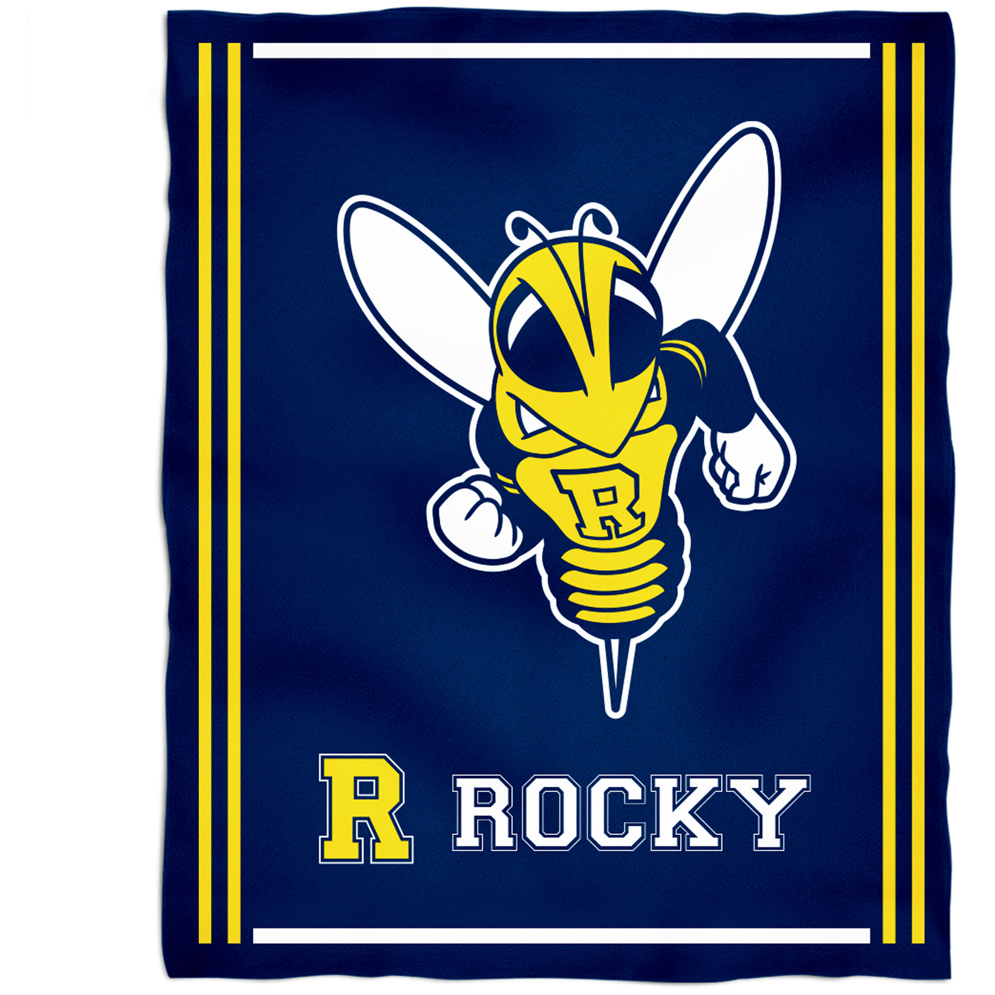 Rochester Yellow Jackets 36'' x 48'' Children's Mascot Plush Blanket
