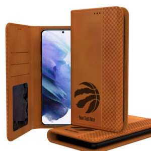 Toronto Raptors Personalized Burn Design Galaxy Folio Case
