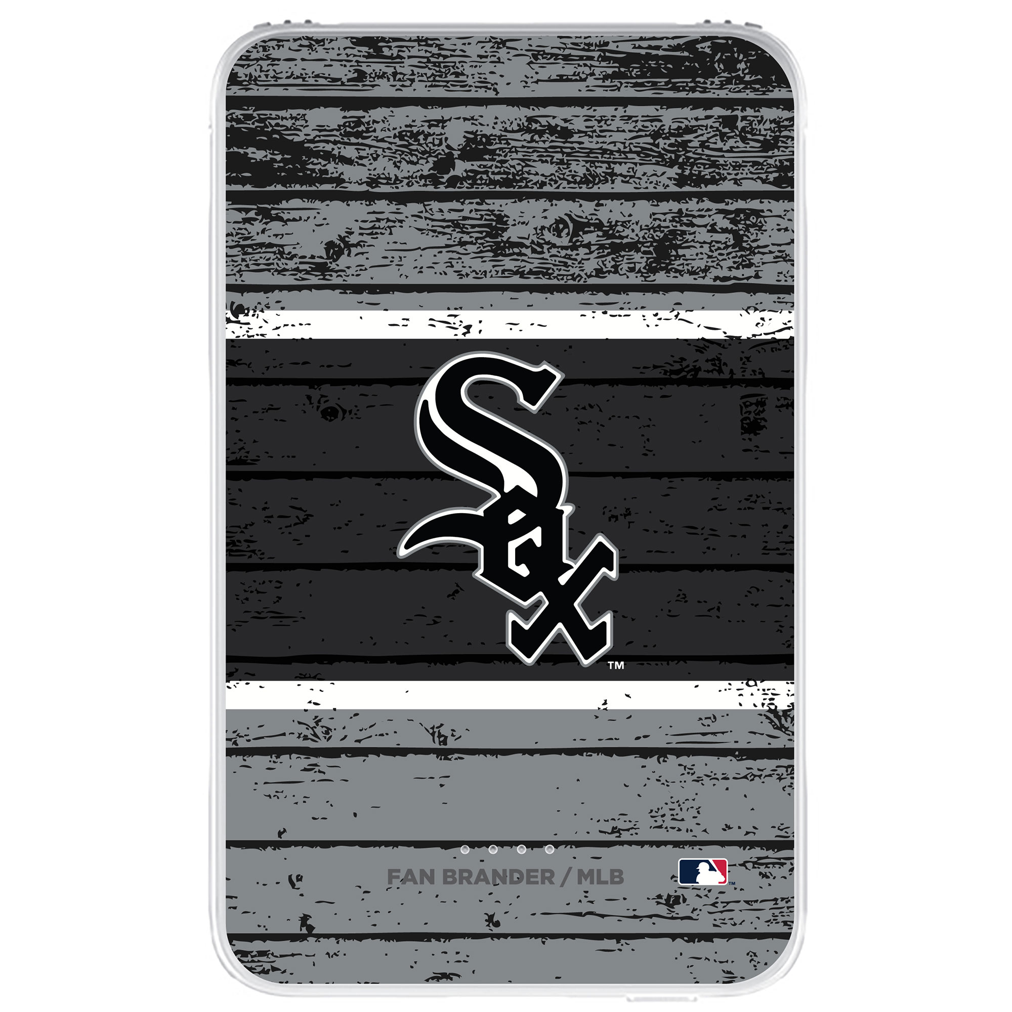 Chicago White Sox Wood Design 10000 mAh Portable Power Pack - Image 4