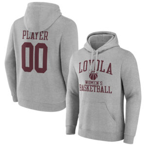 Men's Gray Loyola Chicago Ramblers Women's Basketball Pick-A-Player NIL Gameday Tradition Pullover Hoodie