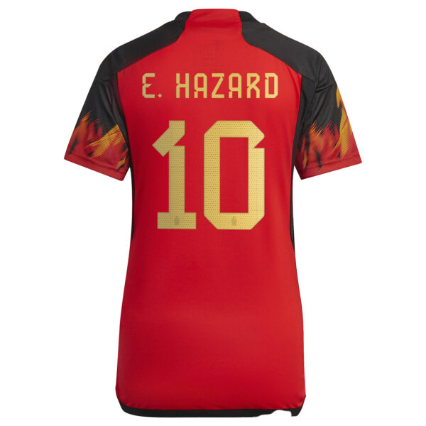 Women's adidas Eden Hazard Red Belgium National Team 2022/23 Home Replica Jersey - Image 7