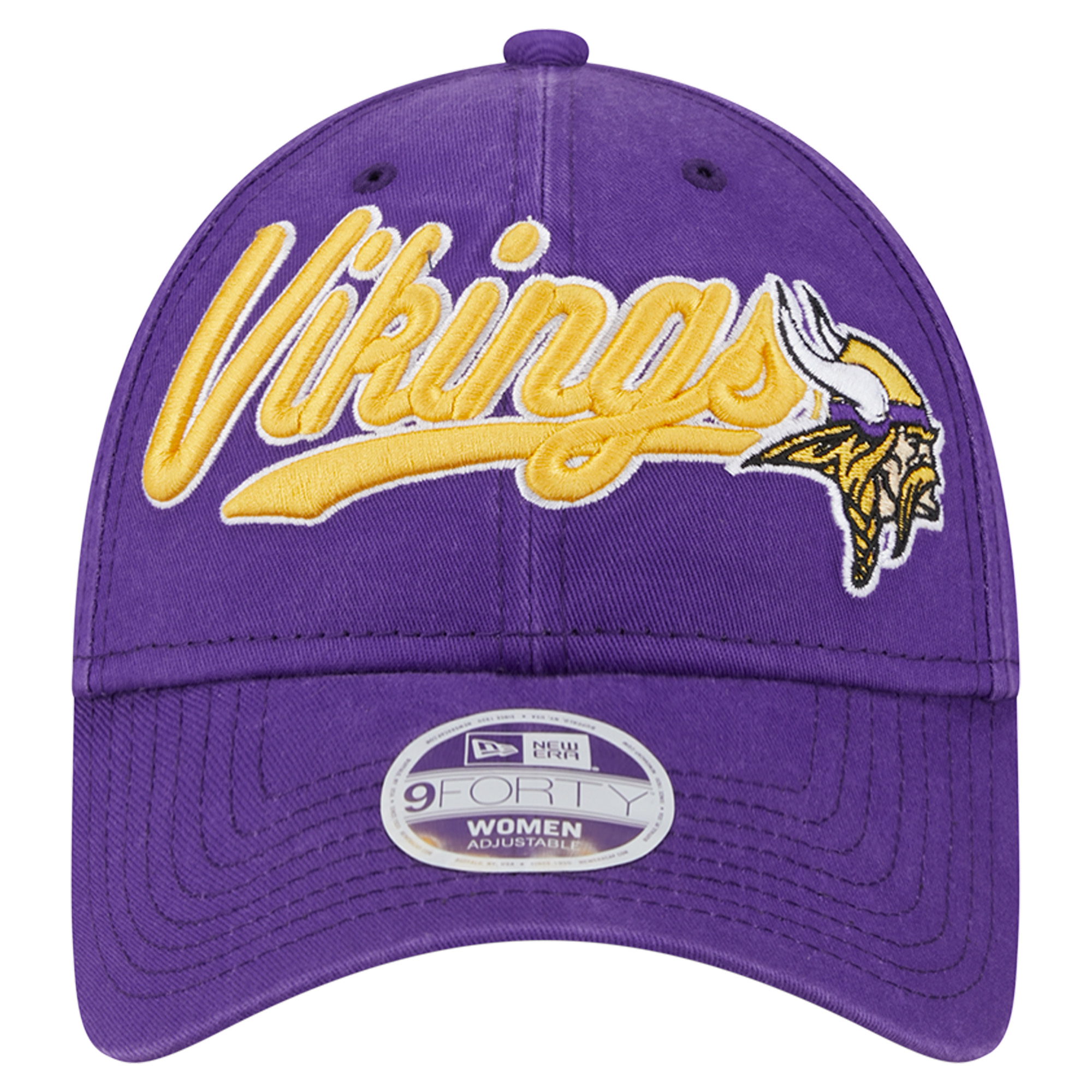 Women's New Era Purple Minnesota Vikings Cheer 9FORTY Adjustable Hat - Image 3