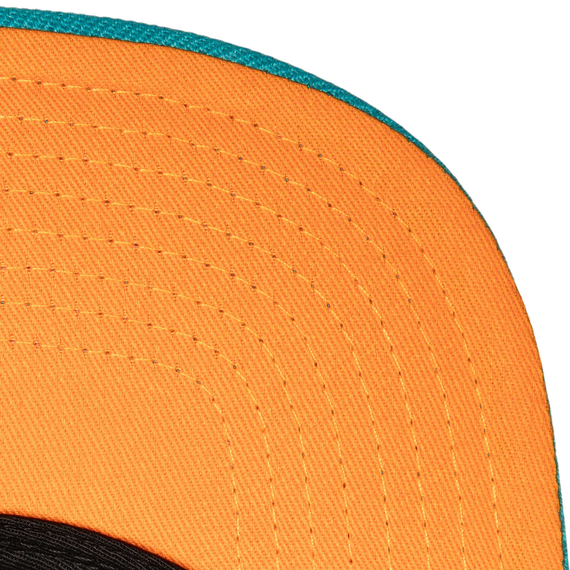 Men's Mitchell & Ness Black/Teal New York Yankees Citrus Cooler Snapback Hat - Image 4