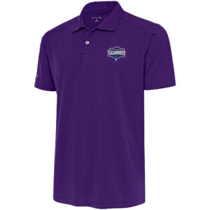 Men's Antigua  Purple Greensboro Swarm Tribute Polo
